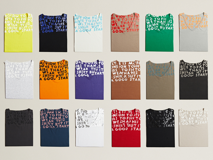 エイズTシャツ”生誕20周年限定モデル (2014年春夏)