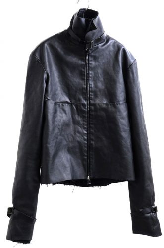 サイズは46m.a+ leather jacket エム・エークロス